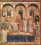 Simone Martini Burial of St Martin oil painting reproduction